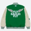 Eagles Green Letterman Jacket