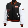 Erin Andrews Cincinnati Bengals Varsity Jacket Front Image