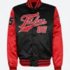 FUBU Red Bomber Jacket Front Image