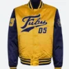 FUBU Yellow Bomber Jacket Front Image