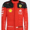 Fire Eli Ferrari GP 2023 F1 Charles Leclerc Jacket Front Image