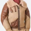 Flying B-3 1937 Shearling Leather Jacket Front Image