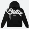 Geedup Red Hoodie Black Front Image