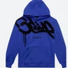 Geedup Red Hoodie Blue Front Image