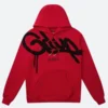 Geedup Red Hoodie Front Image