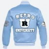 Geeks Retro University Varsity Jacket Back Image