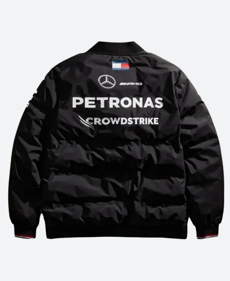 George Russell Mercedes AMG Petronas Bomber Jacket Back Image