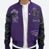 George Vs Panther Varsity Jacket Front Image