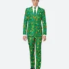 Green Christmas Jingle Bell Suit