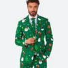 Green Christmas Suit