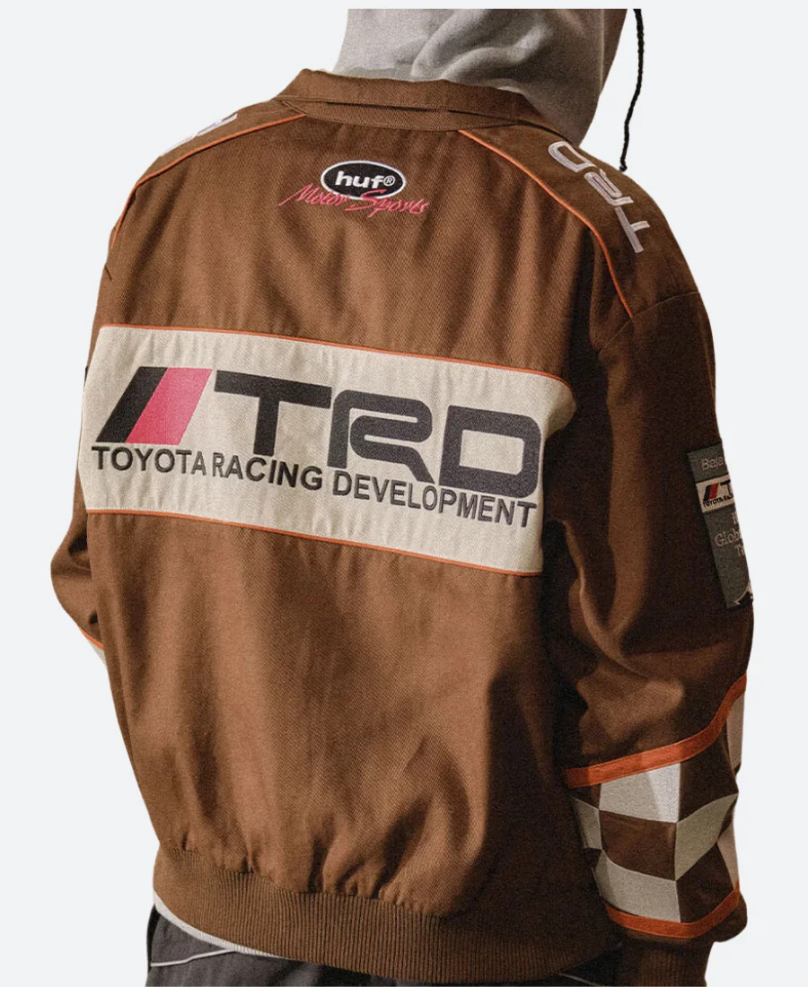 HUF X TRD Racing Jacket Back Image