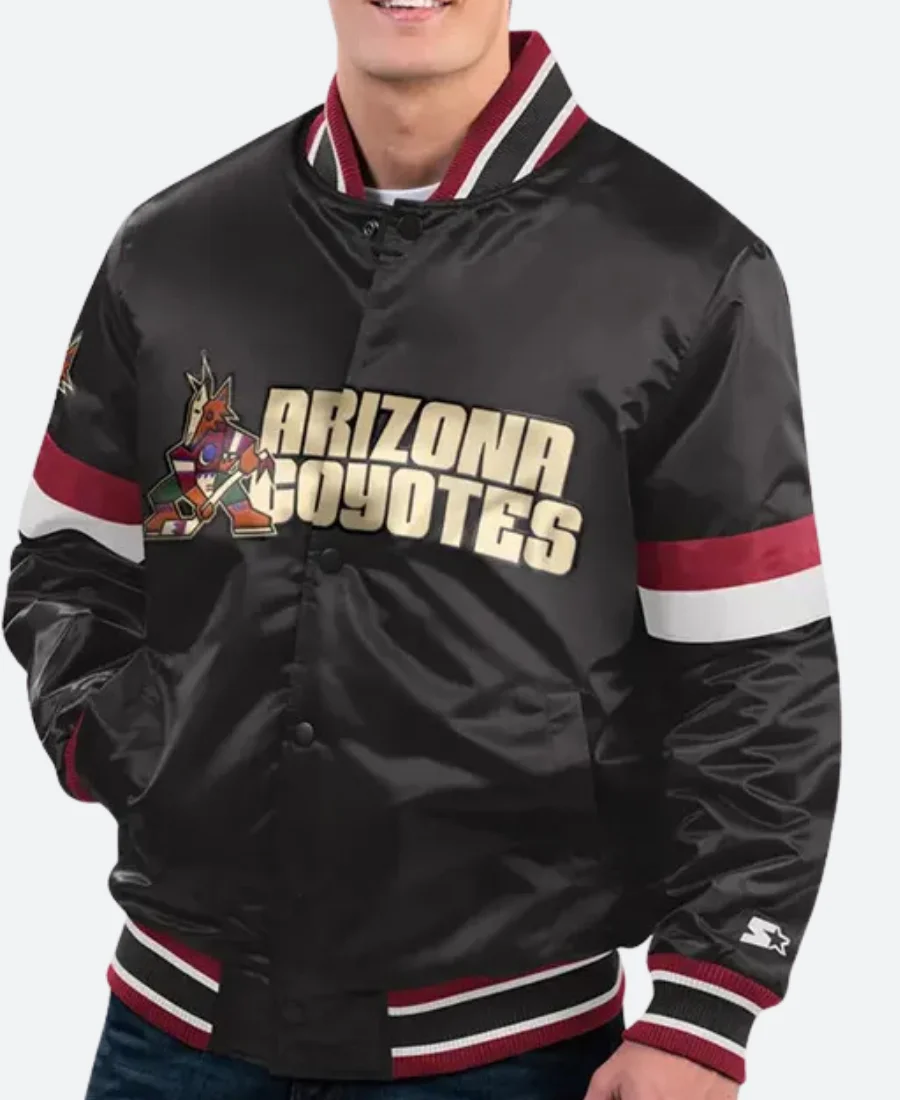 Home Game Arizona Coyotes Jacket Front Image