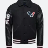 Houston Texans Varsity Jacket Front Image