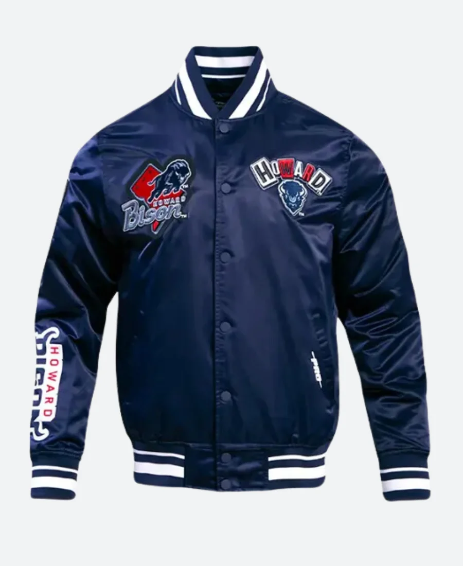 Howard University Letterman Jacket Front Image