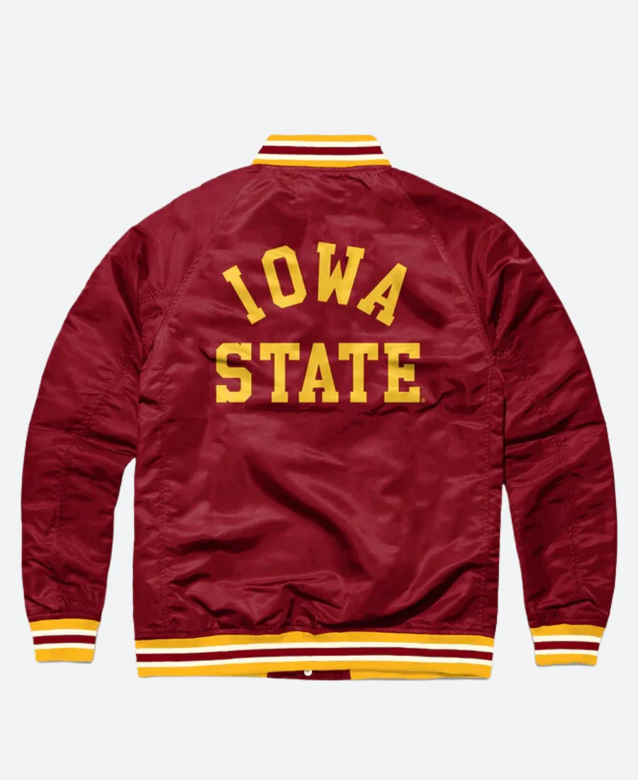 Iowa State Varsity Jacket Back Image