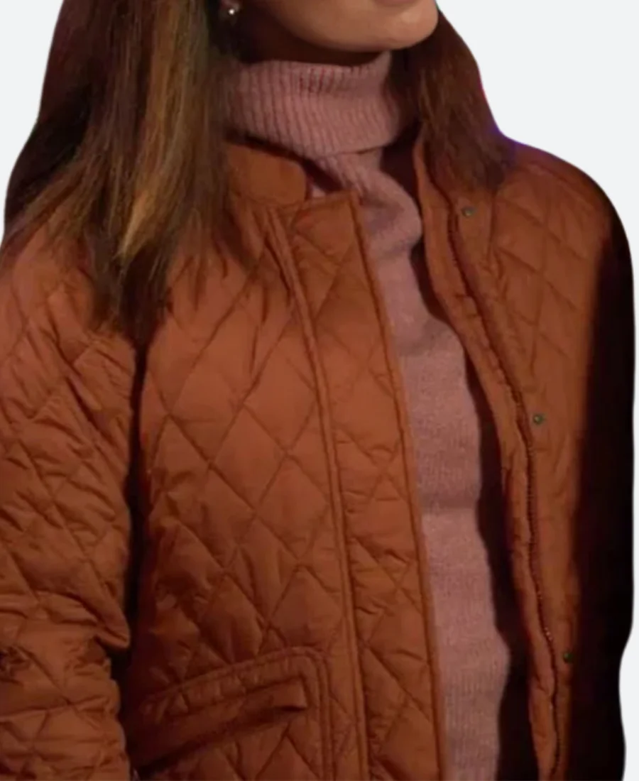 Jingle Bell Love Jessica McFall Quilted Bomber Jacket