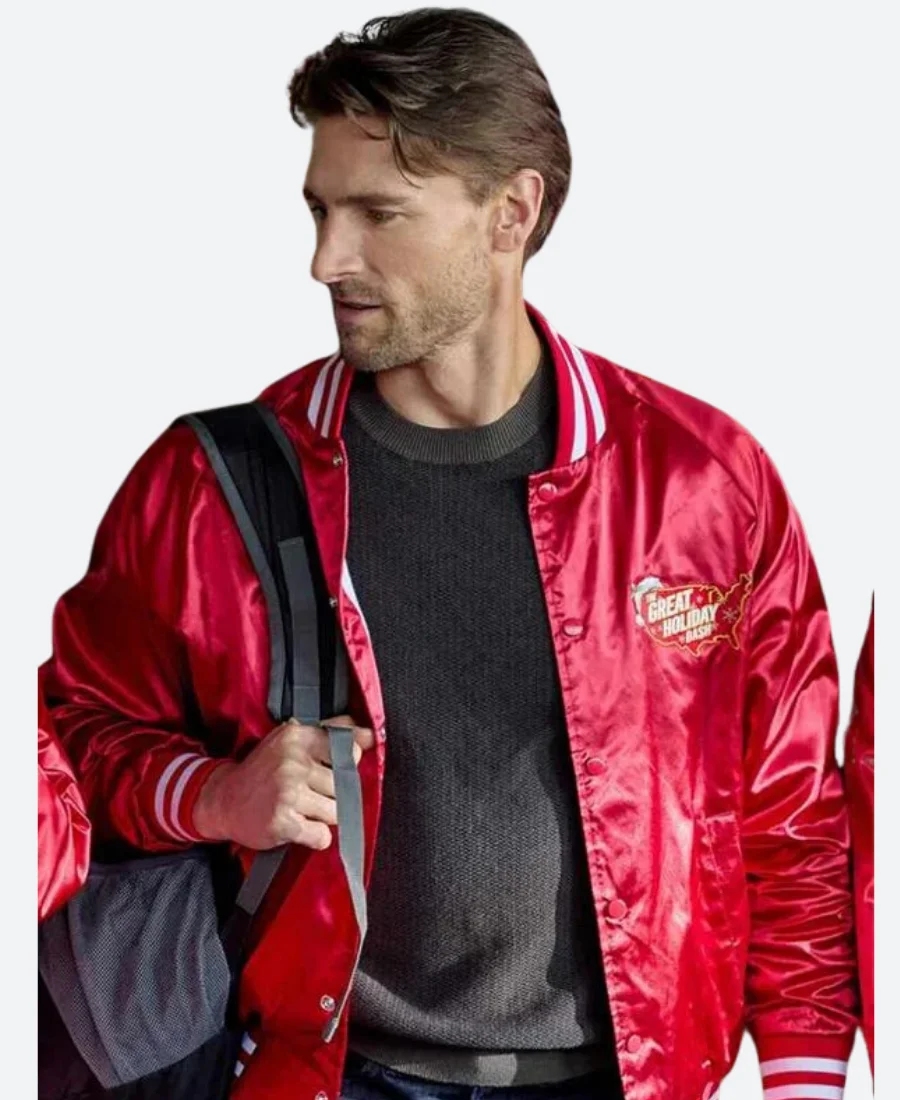 Jingle Bell Run Wes Bomber Jacket Close Image