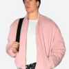 Joe Burrow Pink Bomber Jacket