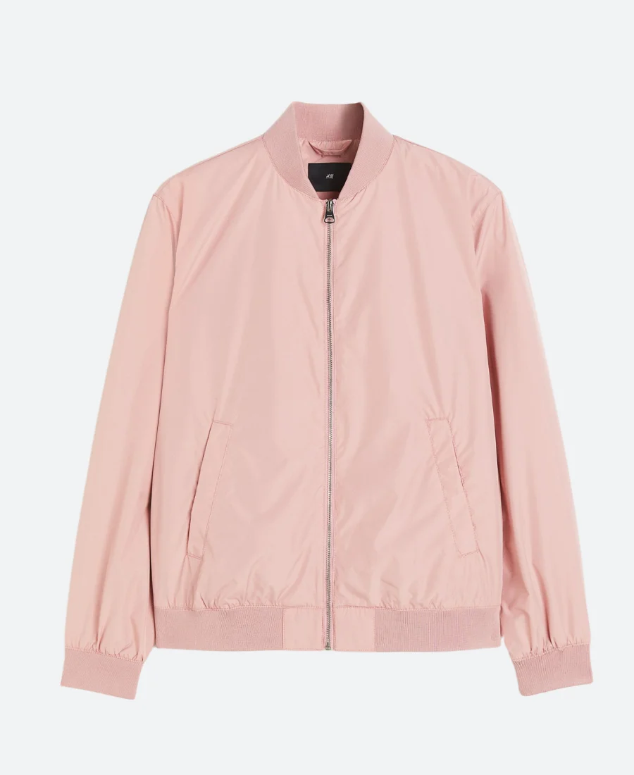 Joe Burrow Pink Bomber Jacket Front Image