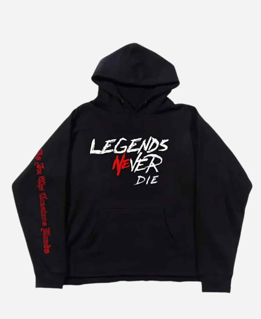 Juice Wrld Legends Never Die Hoodie Front Image