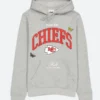 Kansas City Chiefs FELT Grey Hoodie