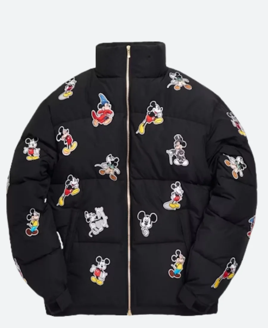 Kith X Mickey Mouse Puffer Jacket Front Image