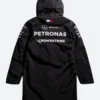 Mercedes AMG Petronas 2024 Team Rain jacket Back Image