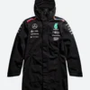 Mercedes AMG Petronas 2024 Team Rain jacket Front Image