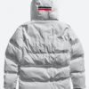 Mercedes AMG Petronas White Puffer Jacket Back Image