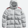 Mercedes AMG Petronas White Puffer Jacket Front Image