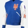 New York Mets Letterman Varsity Jacket Front Image