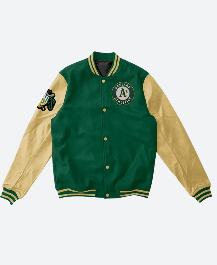 Oakland Athletics Varsity Jacket Fronot Image