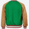 Oakland Oaks 1939 Varsity Green Jacket Back Image