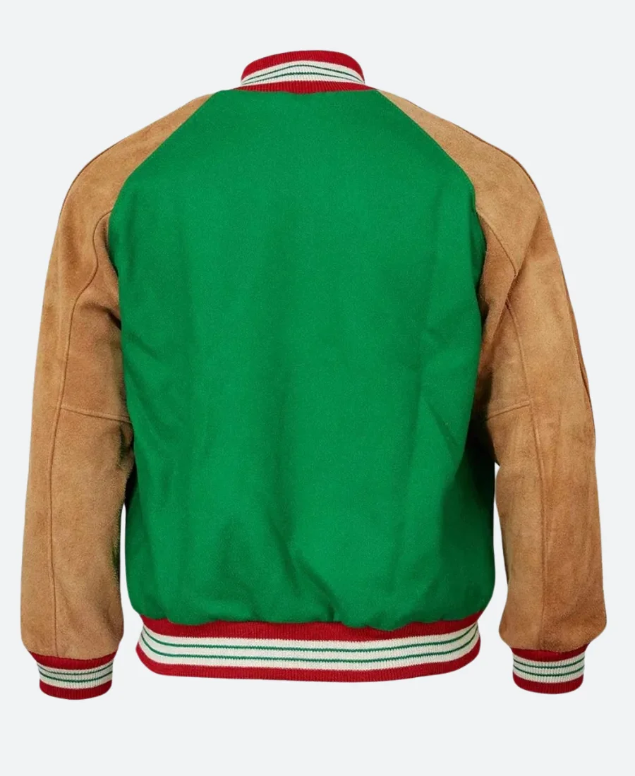 Oakland Oaks 1939 Varsity Green Jacket Back Image