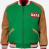 Oakland Oaks 1939 Varsity Green Jacket Front Image