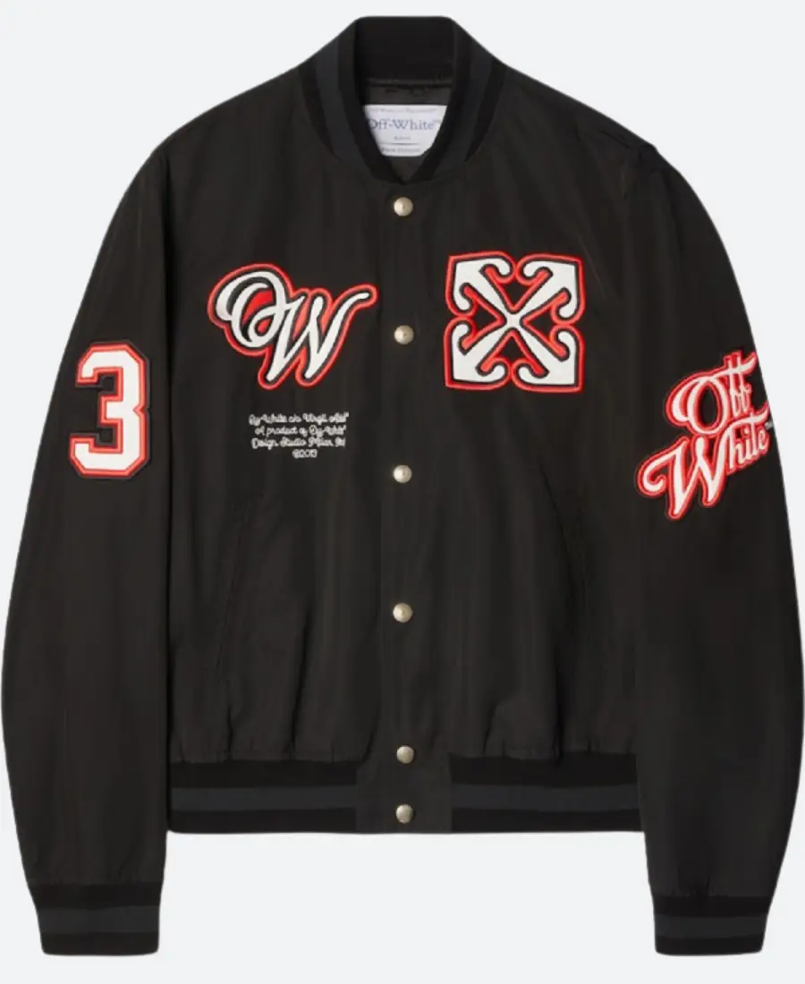 Off-White x Paris Hilinski Golf Varsity Jacket