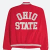 Ohio State Buckeyes Bomber Jacket Back Image