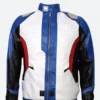 Overwatch Soldier 76 Leather Jacket Front Image