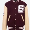 Past Lives 2023 David Hinojosa Varsity Jacket Front Image