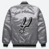 San Antonio Spurs Letterman Jacket Back Image