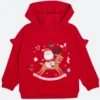 Santa Claus Christmas Hoodie Front Image