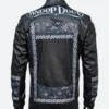 Snoop Dogg Fortnite Times Square Concert Leather Jacket Back Image