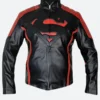 Super Man Leather Jacket Front Image