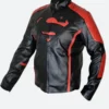 Super Man Leather Jacket Left Side Image