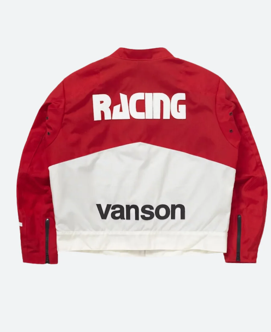 Supreme Vanson Cordura Racing Jacket Back Image