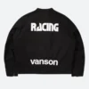 Supreme Vanson Cordura Red Racing Jacket Back Image