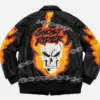 Supreme Vanson X Ghost Rider Leather Jacket Back Image