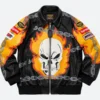 Supreme Vanson X Ghost Rider Leather Jacket Front Image