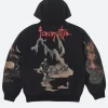 Supreme X Frazetta Black Hoodie Back Image