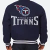 Tennessee Titans JH Design Big & Tall Varsity Jacket